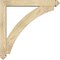 Ekena Millwork Thorton Arts and Crafts Rough Sawn Bracket w/ Offset Brace, Douglas Fir, 6"W x 40"D x 40"H BKT0604X40X40THR03RDF - alternate 3